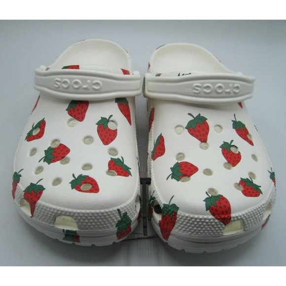 Women's Size 11 CROCS Vacay Vibes Strawberry Slip-On Clog Comfort Shoes Men's 9  - Picture 2 of 4